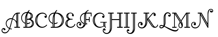 Little Lord Fontleroy NF Font UPPERCASE