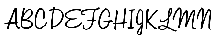 LittleBlackDress Font UPPERCASE
