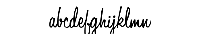 LittleBlackDress Font LOWERCASE