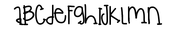 LittleFlyingSpiders Font LOWERCASE