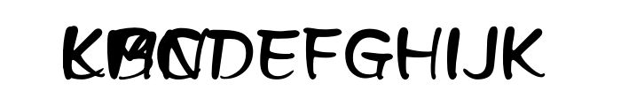 Liu Li HK W 5 Traditional Chinese Font UPPERCASE