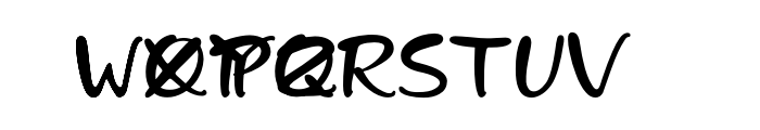 Liu Li HK W 5 Traditional Chinese Font UPPERCASE