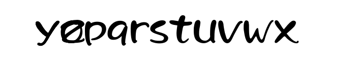 Liu Li HK W 5 Traditional Chinese Font LOWERCASE