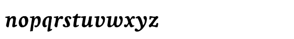 Livory Std Bold Italic Font LOWERCASE
