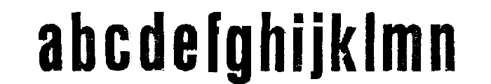 LLRubberGrotesque Font LOWERCASE