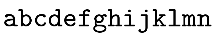 LMMono9-Regular Font LOWERCASE