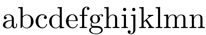 LMRoman10-Regular Font LOWERCASE