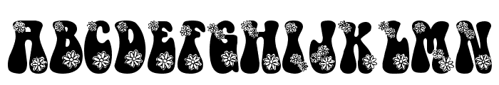 LMS Hippy Chick Font UPPERCASE