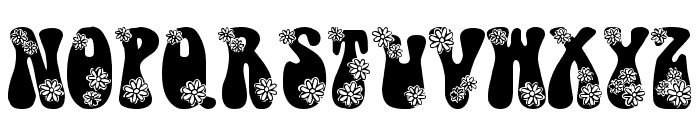 LMS Hippy Chick Font UPPERCASE