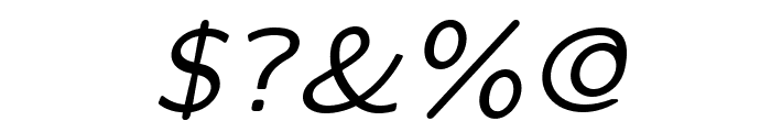 LMSansQuot8-Oblique Font OTHER CHARS