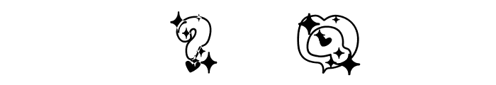 LOVELOVE_AhanRamee Font OTHER CHARS