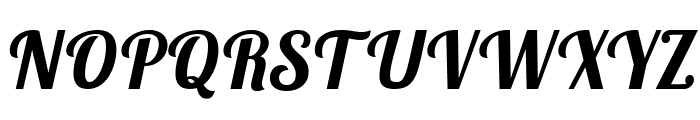 Lobster Two Bold Italic Font UPPERCASE