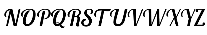 Lobster Two Italic Font UPPERCASE