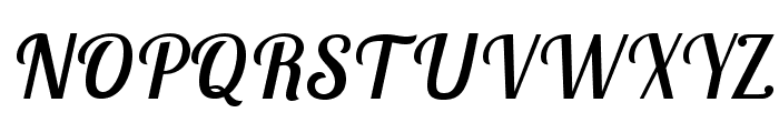 LobsterTwo-Italic Font UPPERCASE