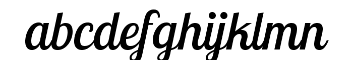LobsterTwo-Italic Font LOWERCASE