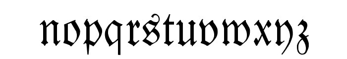 London Fraktura Font LOWERCASE