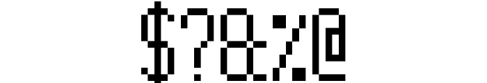 Long Pixel-7 Font OTHER CHARS