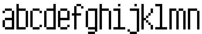 Long Pixel-7 Font LOWERCASE
