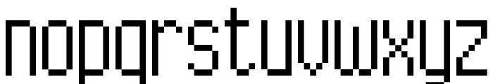 Long Pixel-7 Font LOWERCASE