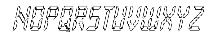 Loopy Italic Font UPPERCASE