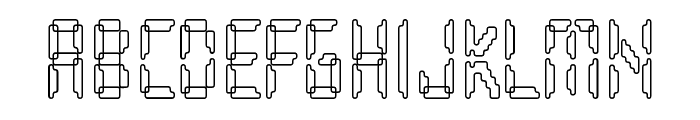 Loopy Font UPPERCASE