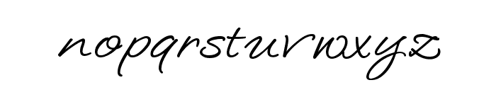 LoosieScript Font LOWERCASE