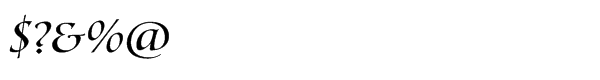 Lorenzo Std Swash Light Font OTHER CHARS