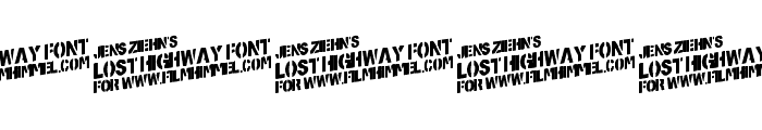 Lost-Highway Font OTHER CHARS