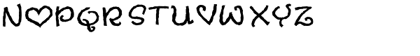 Love Bug Font UPPERCASE