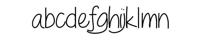 LoveMeForever Font LOWERCASE