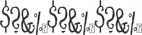 Lovers Avenue otf (400) Font OTHER CHARS