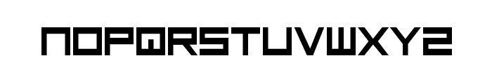 Low Gun Screen Bold Font LOWERCASE