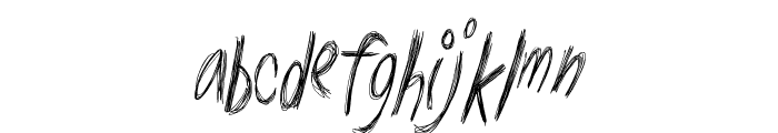 LowerScratch Font UPPERCASE