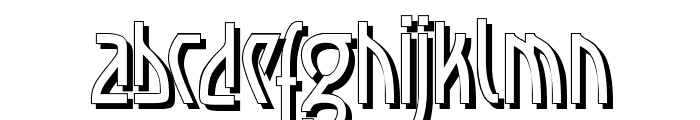 Loxembourg 1910 Shadow Font LOWERCASE