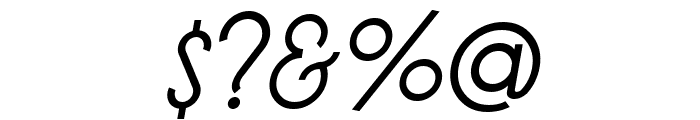 LT Oksana Regular Italic Font OTHER CHARS