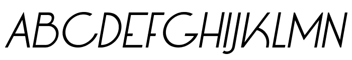 LT Oksana Regular Italic Font UPPERCASE