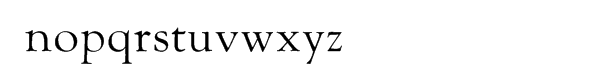 LTC Goudy Oldstyle™ Font LOWERCASE