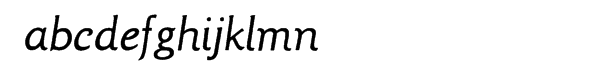 LTC Goudy Sans Italic Font LOWERCASE