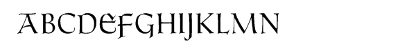 LTC Goudy Thirtyâ„¢ Font UPPERCASE