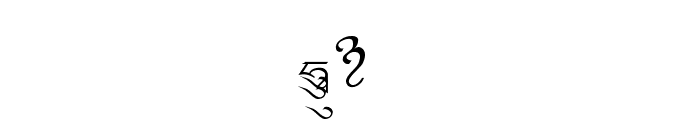 LTibetan Font OTHER CHARS