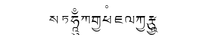 LTibetan Font UPPERCASE