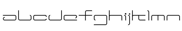ltr-04:wireflame Font LOWERCASE