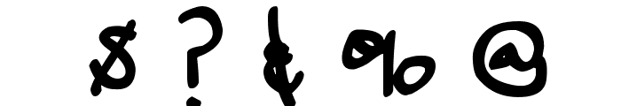 LUCY-LU, TOO Font OTHER CHARS