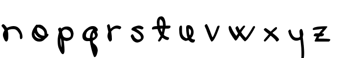 LUCY-LU, TOO Font LOWERCASE
