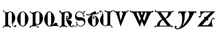 Lubeck Font LOWERCASE