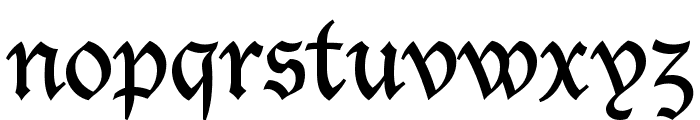 Lucida Blackletter Font LOWERCASE