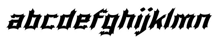 Luciferius Italic Font LOWERCASE