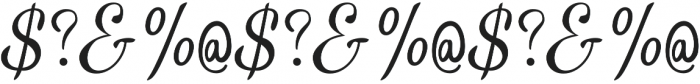 Lucita otf (400) Font OTHER CHARS