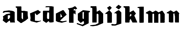 LudwigHohlwein Font LOWERCASE