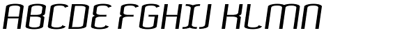 Lunarmod Italic Font UPPERCASE